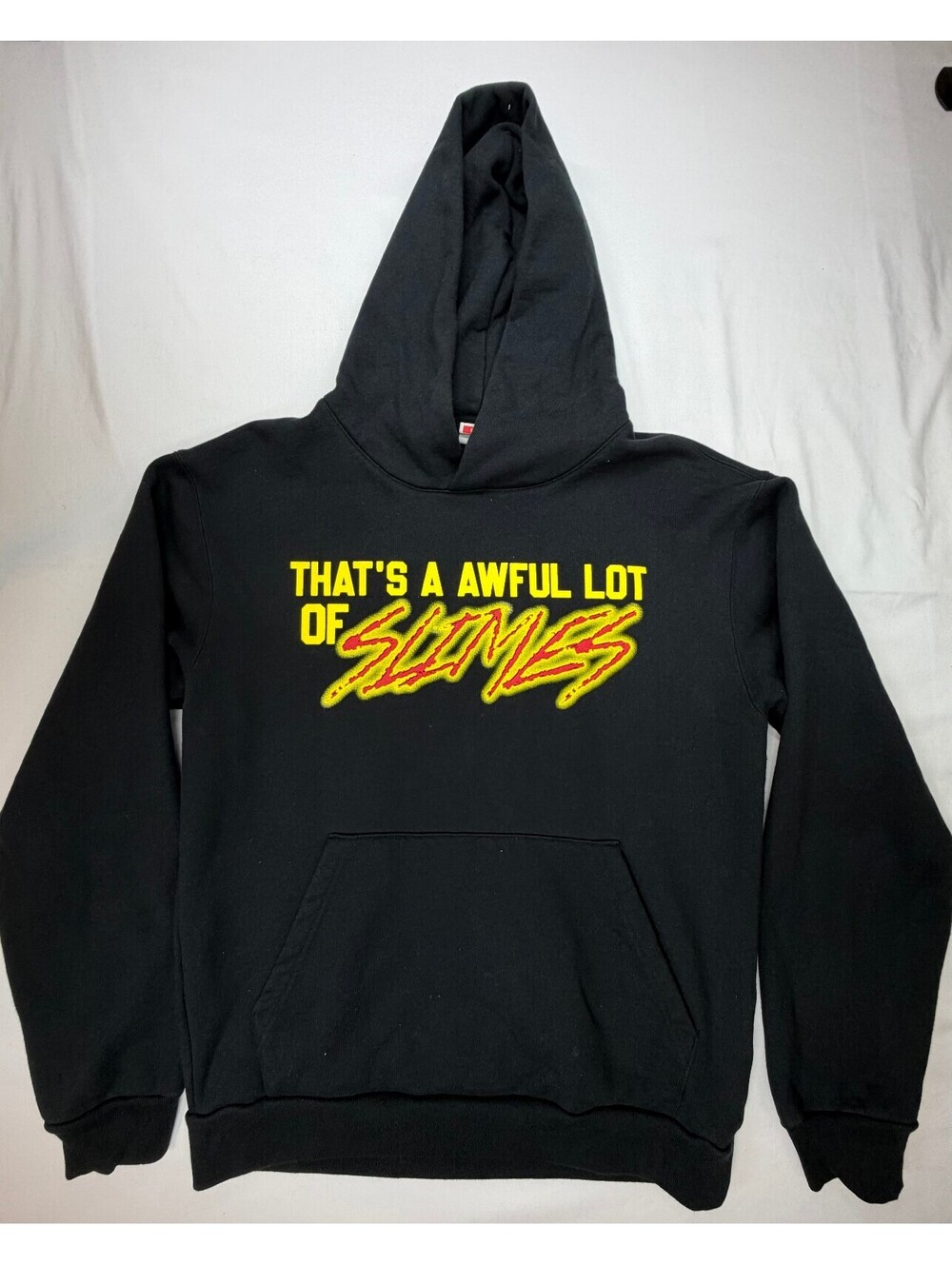 Made Men's Graphic Hoodie Awful Lot Of Slimes X Cough Syrup  Size M Black